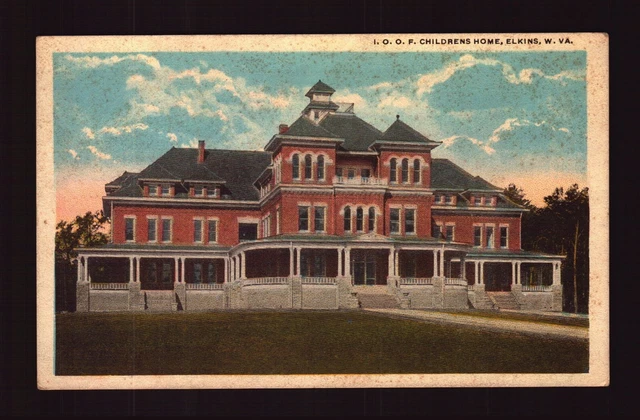 Postcard : West Virginia - Elkins Wv - I.o.o.f. Childrens Home Wb