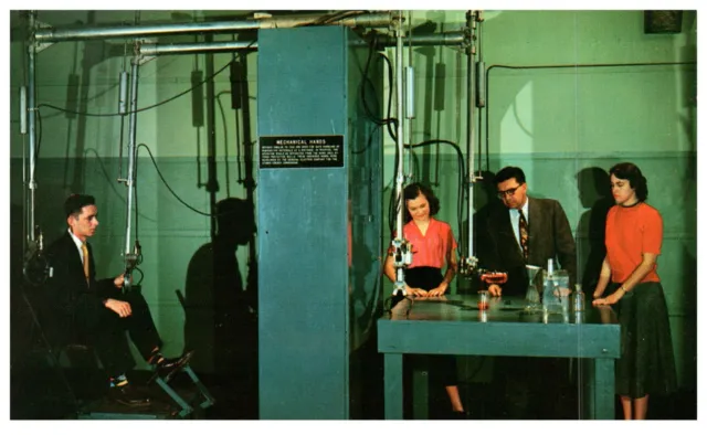Oak Ridge TN American Museum of Atomic Energy Mechanical Hands Postcard-K2-144