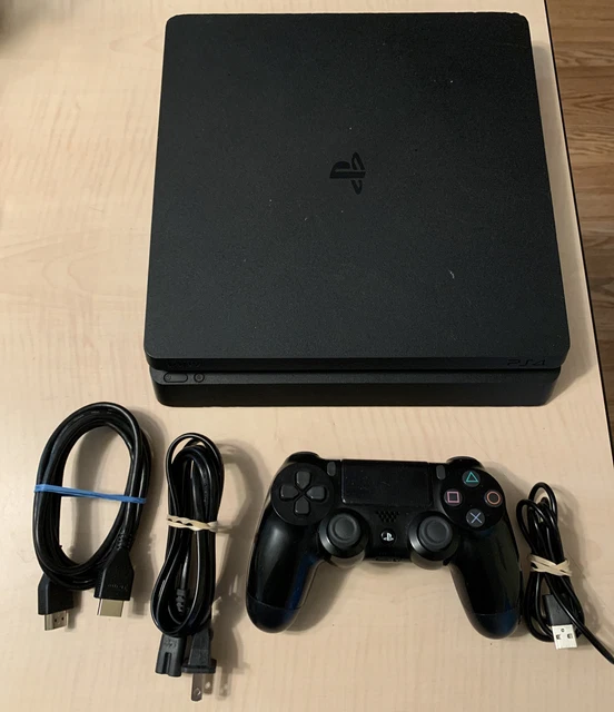 SONY PLAYSTATION 4 PS4 Slim 1TB Jet Black Console+ SONY CONTROLLER