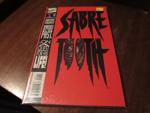 Sabretooth Death Hunt #1 2 3 4 Marvel X-Men Wolverine Comic Book Set 1-4 DieCut