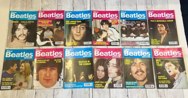 The Beatles Monthly Book Jan to Dec 2002 Full Year x 12 Books