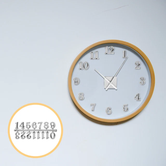 Lot De 2 Sets De Chiffres En Bois 1 à 24 Pour Calendrier De L'Avent - Décoration Noël DIY, Couleur Naturelle - 3