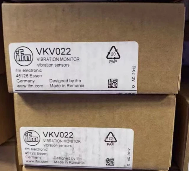 1pcs IFM VKV022 VIBRATION MONITOR with intuitive switch point settings