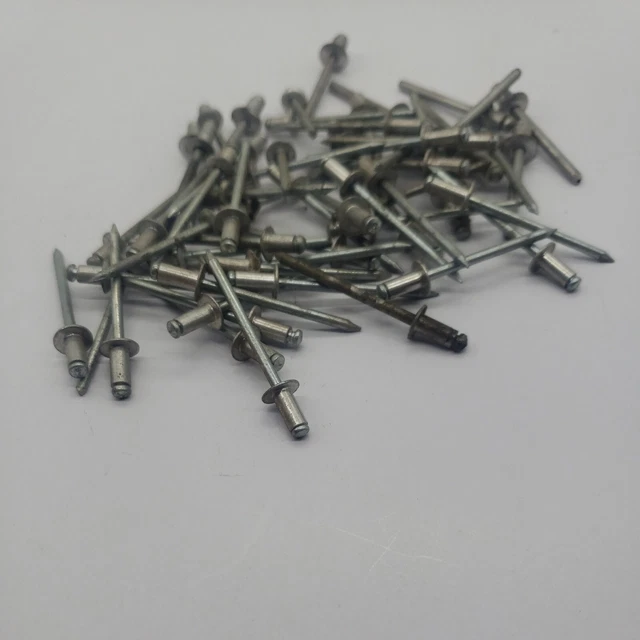 3 oz Lot of Solid Aluminum Pop Rivets - Head Fasteners, Hardware