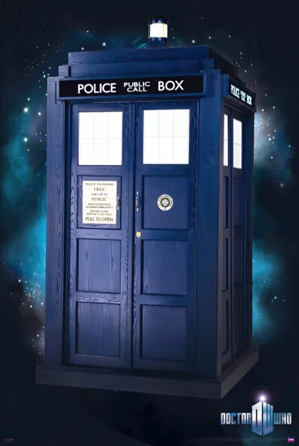 Doctor Who - TV Show Poster (The Tardis In Space) (Dr. Who) (Size: 24" X 36")