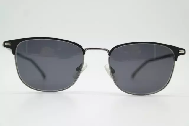 Lunettes de Soleil HUGO BOSS 1125 Argent Noir Ovale Lunettes Neuf