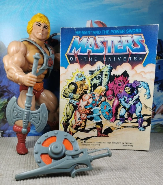 Masters of the Universe HE-MAN TAIWAN KOMPLETT LOSE + COMIC RARE MOTU VINTAGE