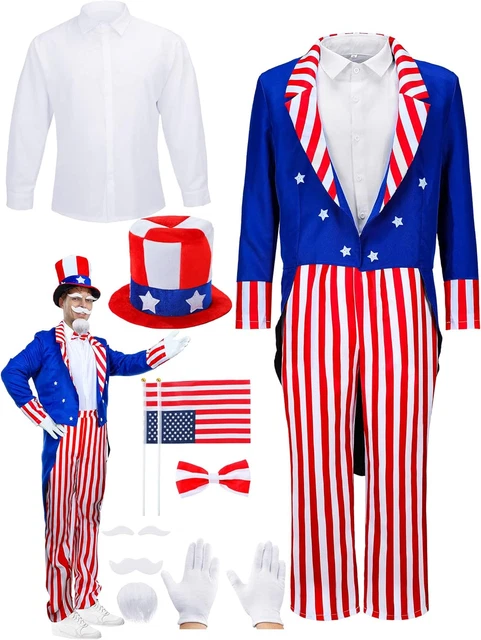 Adult Unisex 4Th of July Costume Kit main image 1