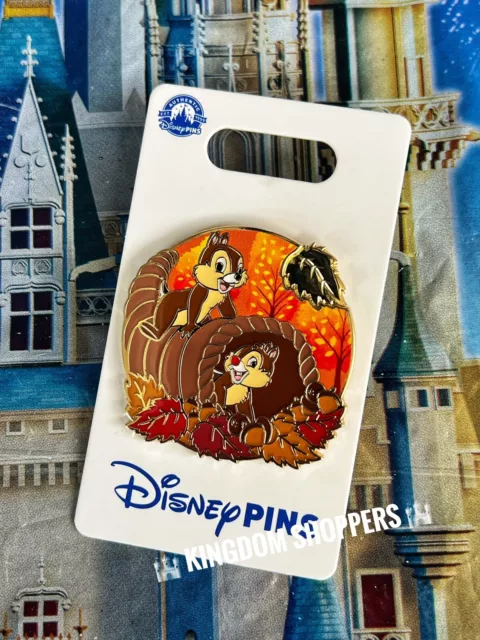 2024 Disney Parks Chip & Dale Cornucopia Fall Seasons OE Pin