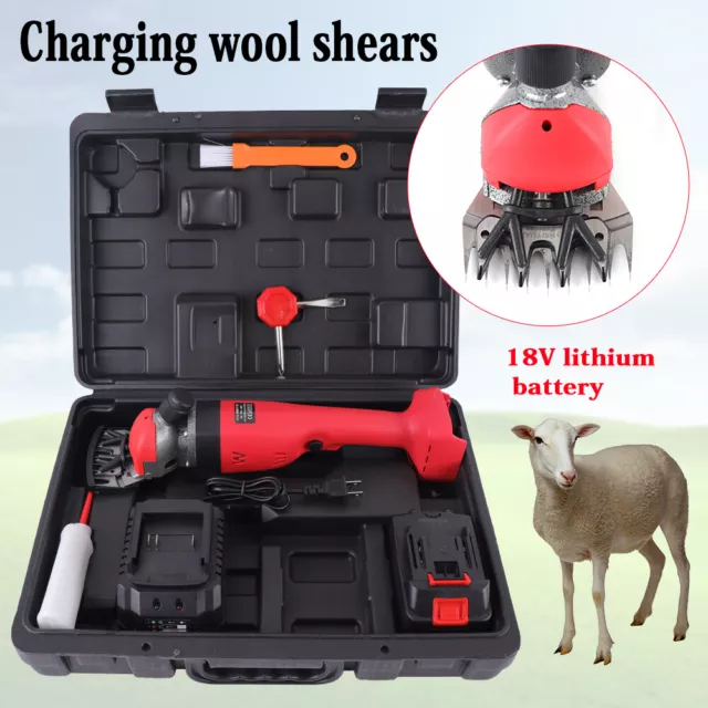 Cordless Electric Flexible Shaft Sheep Shearing Machine Goat Wool Clipper Shear