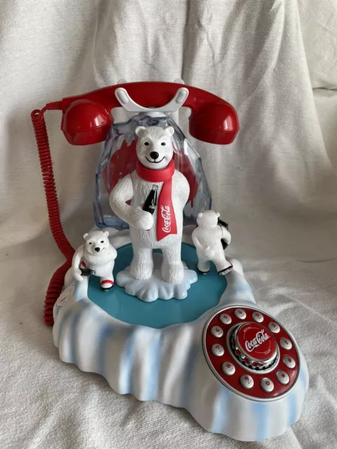 Coca-Cola Animated Polar Bear Telephone (landline)