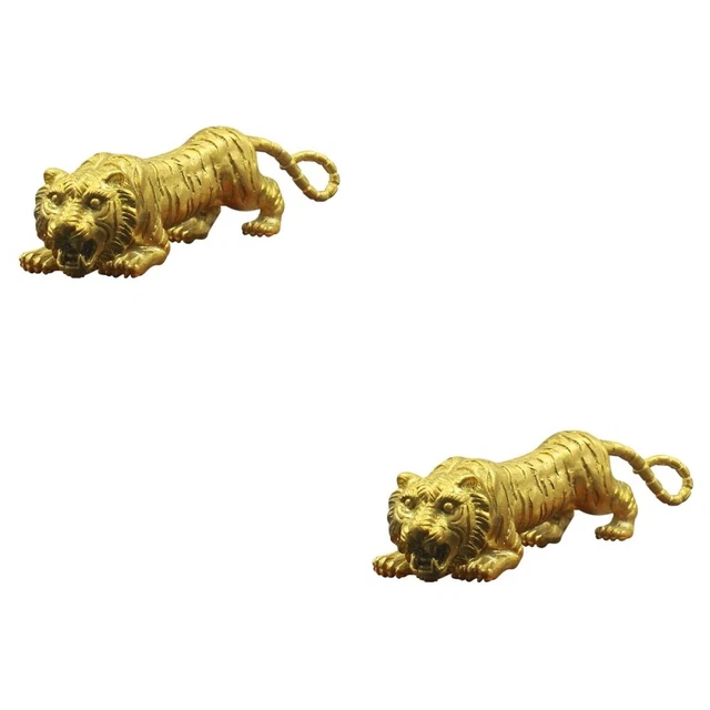 collectible animal Set 2 Ornamento Tavolo Tigre Arredamento Per Auto Decorazione