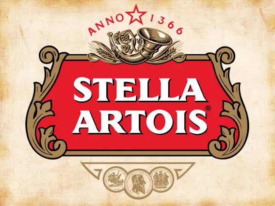 Insegna in metallo vintage Stella Artois, targa retrò uomo grotta, magnete frigorifero bar casa
