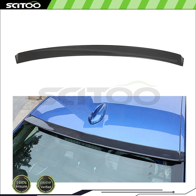 Rear Roof Spoiler Fit For 2012-2019 BMW F30 F80 3-Series Sedan Carbon Fiber