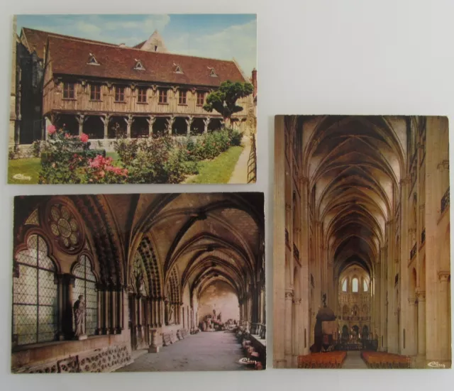 3x NOYON Frankreich Postkarten Lot France Cartes Postales ungelaufen ab ca. 1970