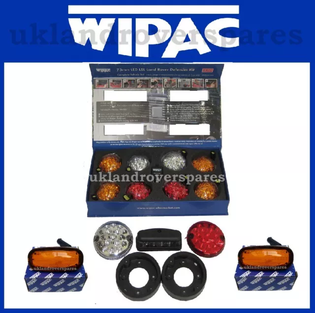 Land Rover Defender Led Light Upgrade Kit - 13 Led Lamps - Wipac Quality