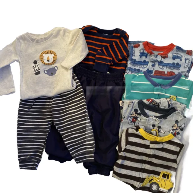 Baby Boy Clothes 12-18 Month  Lot- 8 Pieces. Carters,  Pekkle, Sonoma, Disney