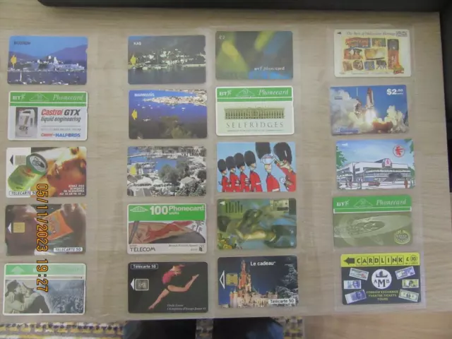 Collectors Range Phonecard Album complete with 250 world phonecards 3