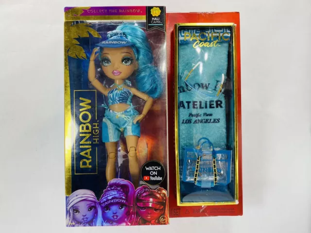 New! Rainbow High Series 1 Pacific Coast Beach HALI CAPRI Blue Fashion Doll MGA