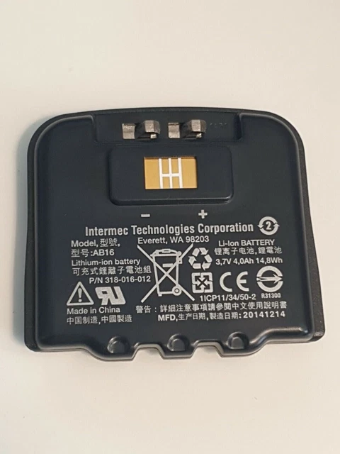 Genuine Intermec CN3 CN4 AB16 318-016-002 Battery Pack 3.7V
