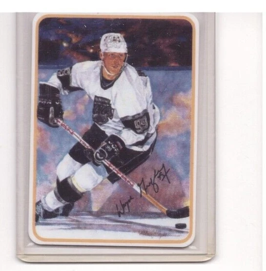 Wayne Gretzky The Great One 1989 Gartlan Usa Porcelain Hockey Card La Kings Mint