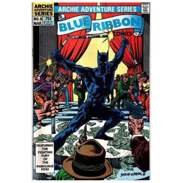 Blue Ribbon Comics (1983 series) #6 in VF + condition. Red Circle comics [y}