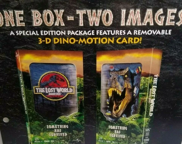 JURASSIC PARK THE Lost World Flyer cassettes VHS film promo dinosaures