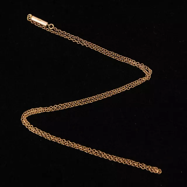 Antique Victorian Hallmarked Solid 9ct 9k Gold Barrel Clasp Cable Chain Necklace