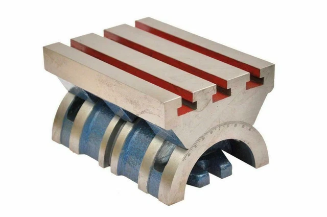 PIASTRA ANGOLARE ORIENTABILE REGOLABILE 4" x 5" - NUOVA