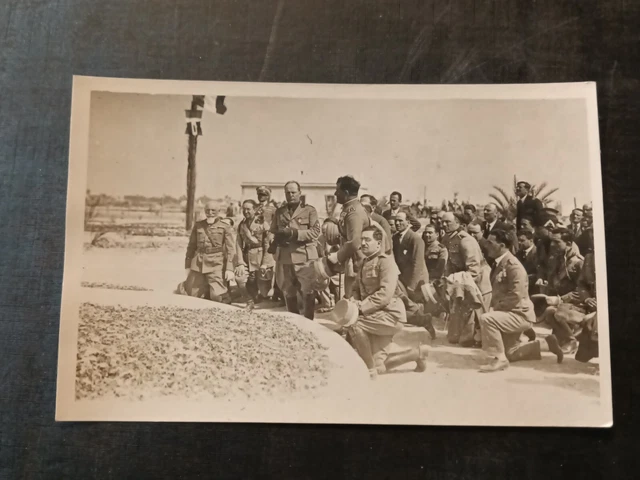 VENTENNIO FOTOGRAFIA ORIGINALE Benito Mussolini De Bono Michele Bianchi ...