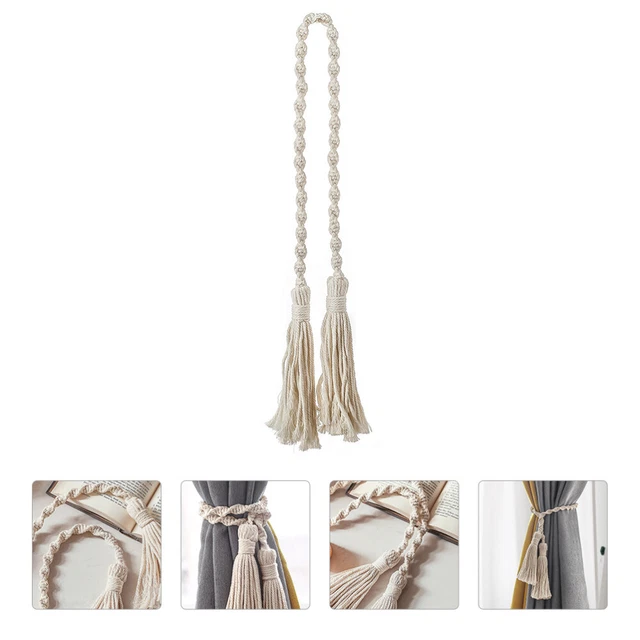 Tassels Holdbacks Strap Hand Decor Garland Tie Curtain Ropes Tiebacks