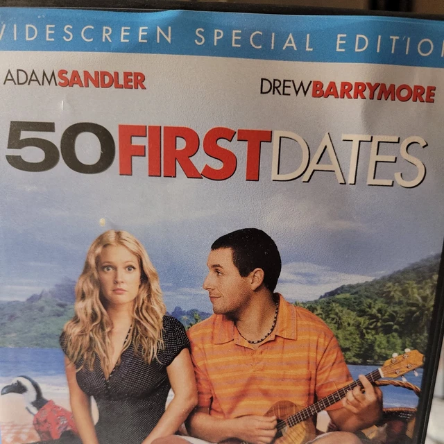 50 First Dates (DVD, Widescreen Special Edition) Adam Sandler, Drew Barrymore.