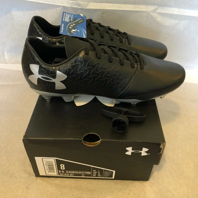NEW UNDER ARMOUR Magnetico Pro Hybrid Size 8 Soccer Cleats Black