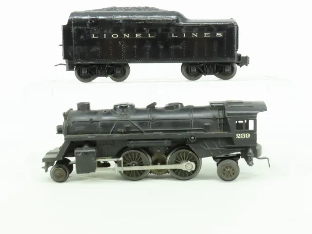 O Gauge 3-Rail Lionel Lines Postwar 2-4-2 Scout Steam Locomotive #239 - Custom
