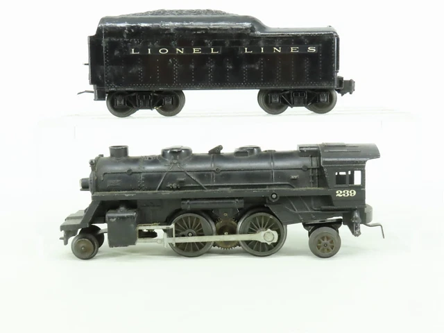 O Gauge 3-Rail Lionel Lines Postwar 2-4-2 Scout Steam Locomotive #239 - Custom