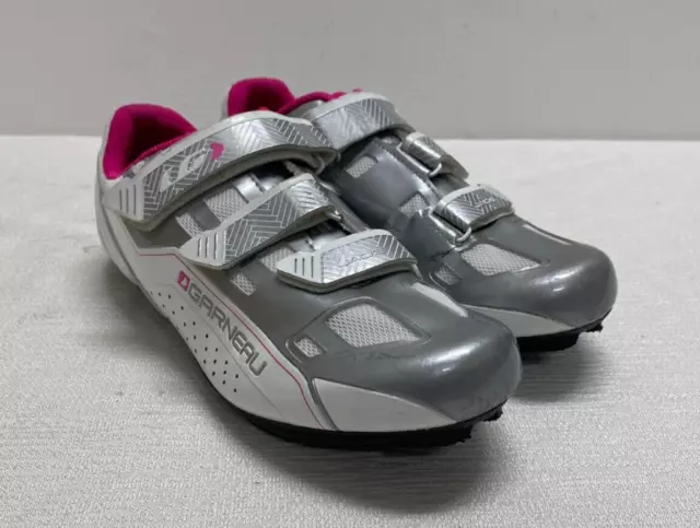 Louis Garneau White Tri X Speed Cycling Shoes Women's Size 40EU, 8.5US  Triathlon