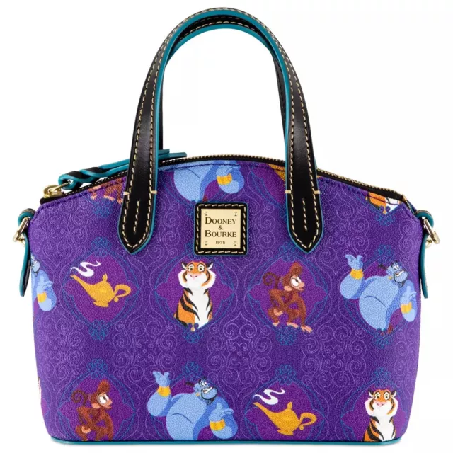 BNWT Disney Parks Dooney and Bourke Aladdin Satchel Zip Crossbody Bag Purse