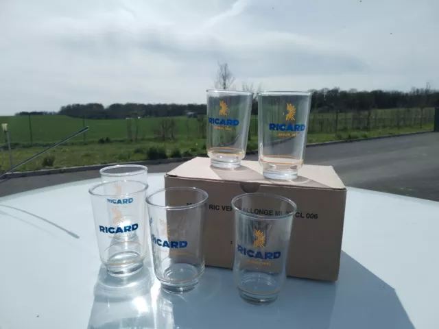 Ricard  6 VERRES COLLECTOR NEUFS