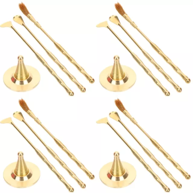 4 set kit incenso kit bruciatore incenso legno di agar strumento