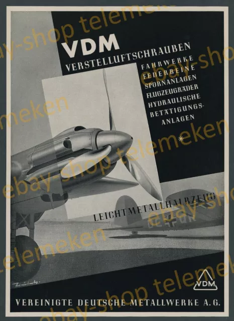 VDM Flugzeugbau Junkers Ju 87 Stuka Verstellpropeller Luftfahrt Frankfurt 1941