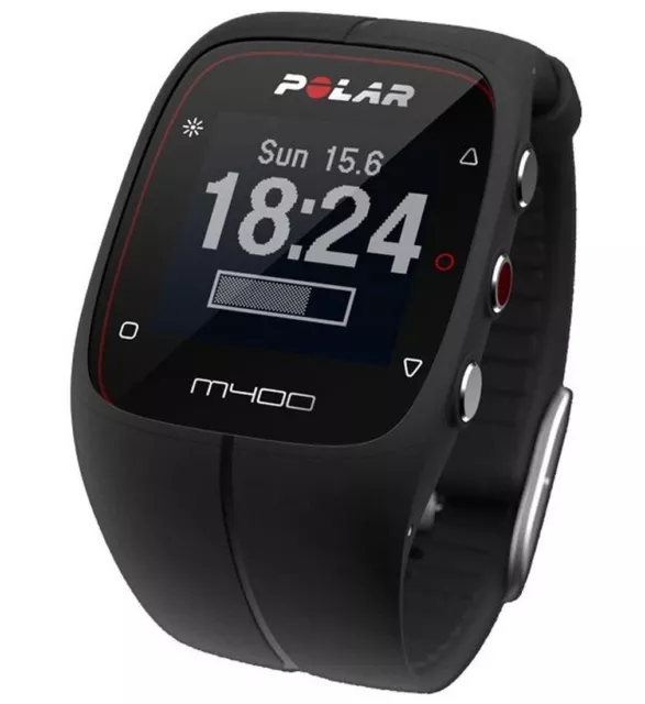 Polar M400 HR GPS-Laufuhr - Schwarz