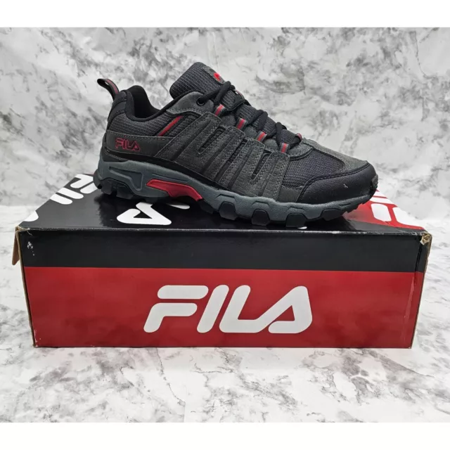 Fila Westmount Gray Black Men's Trail Hiking Shoes Size 10.5