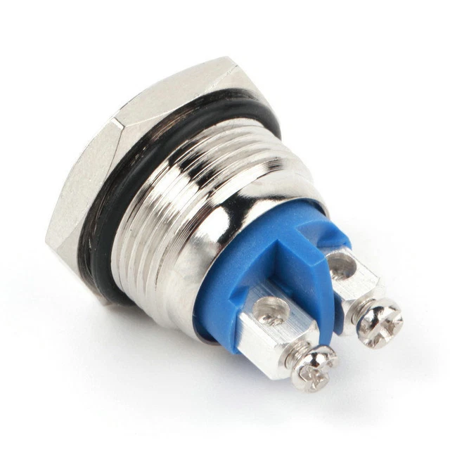 Astral Chain Switch Interruttore Momentaneo Impermeabile 19 Mm In Acciaio Inox Per Barche - Pulsante Avviamento Corridoio Switch Acciaio Inox 20A