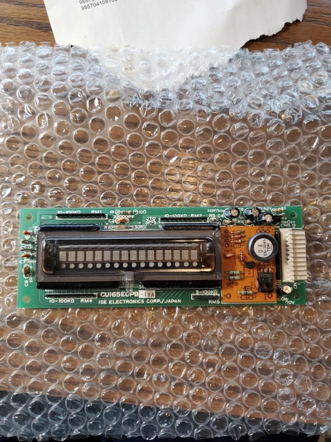 ISE Electronics CU165ECPB-11A VFD vacuum fluorescent display for Turbofil F Seri