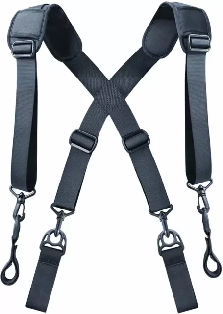 Nylon Police Tool Belt Suspender Tactical Duty Belt Harness Suspenders Duty Bel