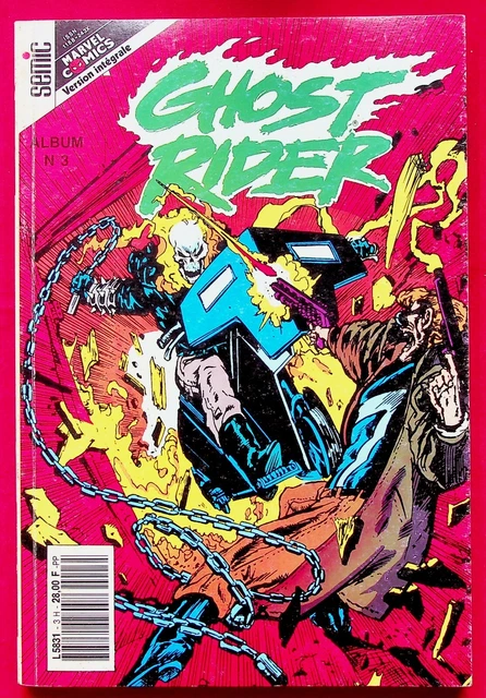 GHOST RIDER - Album N° 3 - Version intégrale - Ed. Semic - 1992 ...