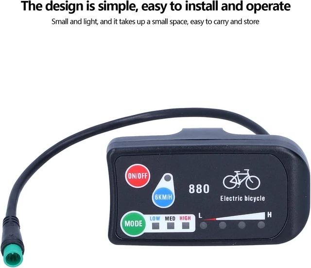 E-bike KT Display LCD3 5 7 8H 880 24-72V Intelligent Display for E-Bike Kit E-bike KT Display LCD3 5 7 8H 880 24-72V Intelligent Display for E-Bike Kit