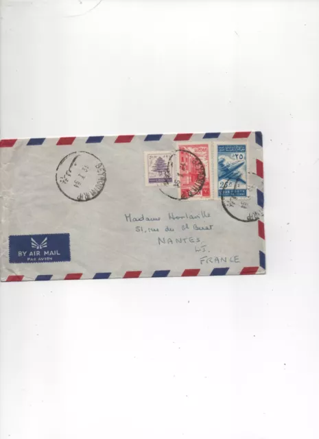 LOT  110: lettre : liban