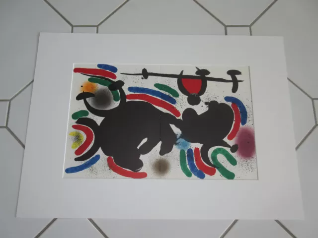 Joan Miro: Original-Lithografie IV (1972)