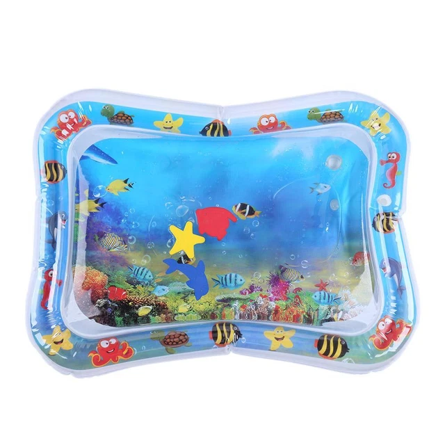 1 pz tappetino da gioco gonfiabile con acqua bambino Tu 1 pz cappuccio shampoo blu Regno Unito